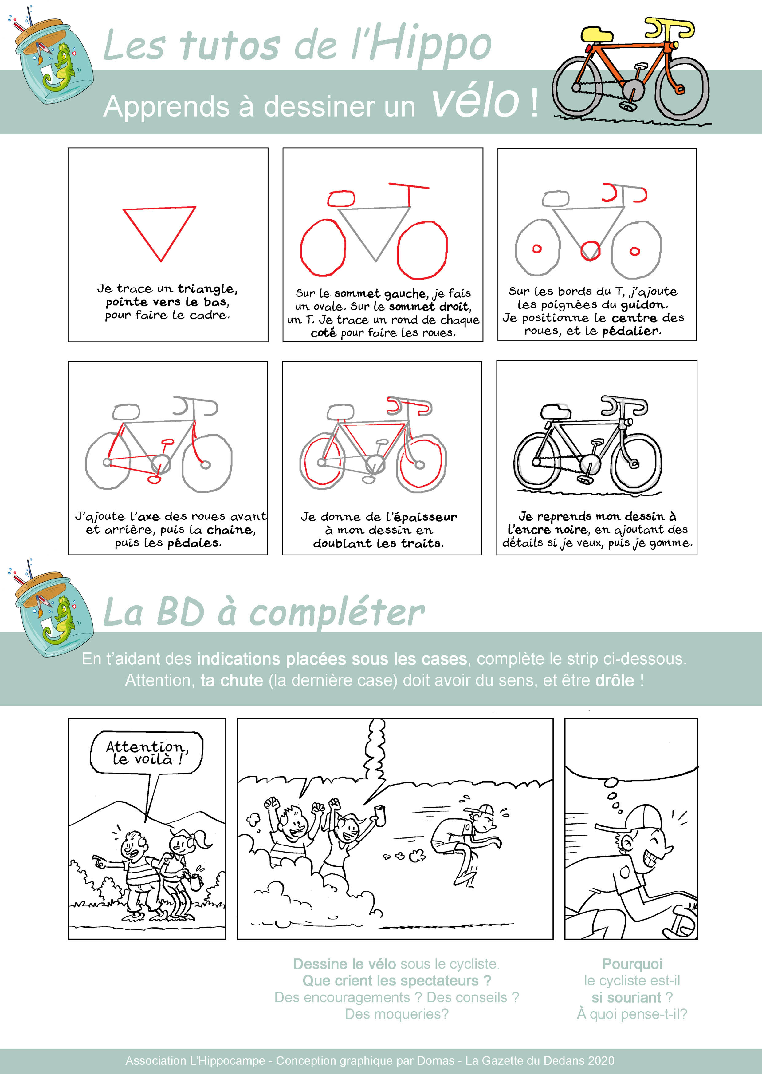 Dessiner un vélo